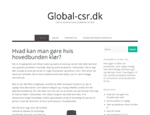 Tablet Screenshot of global-csr.dk